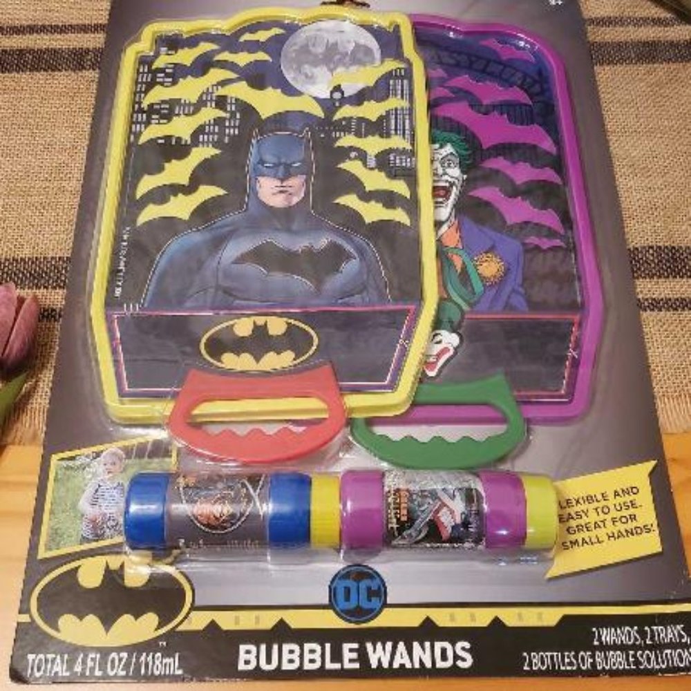 BATMAN Bubble Wands NWT